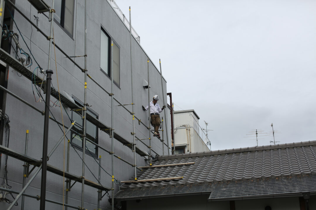 京都市右京区 足場工事