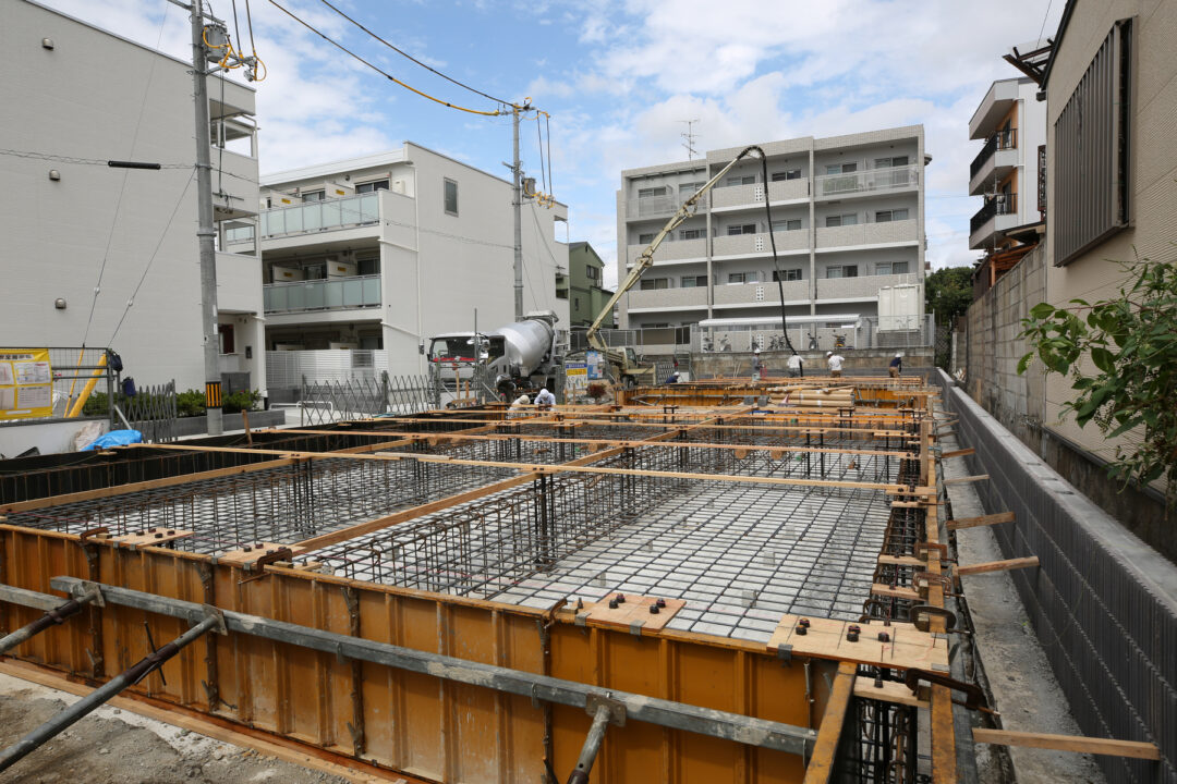 京都市伏見区　基礎工事
